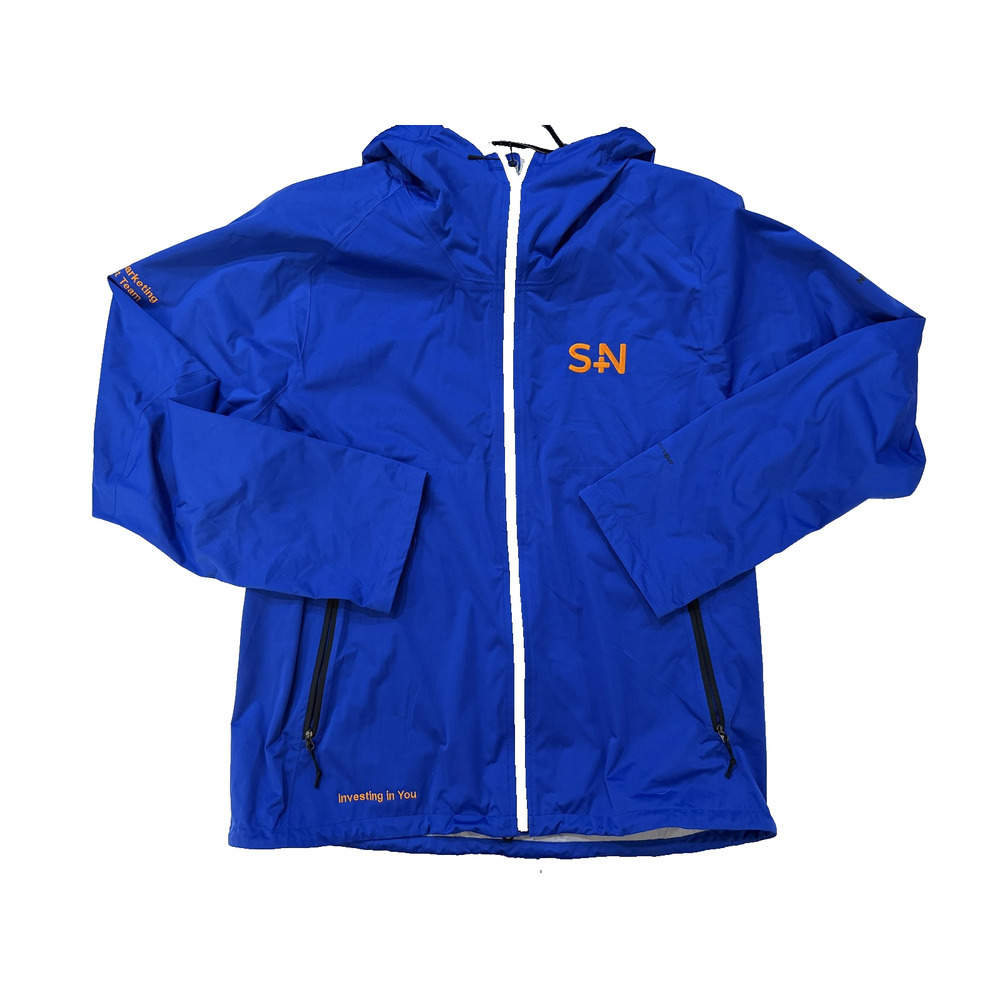 The North Face Jacket Mens XL Blue Hooded Windbreaker